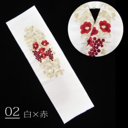 画像3: 女性用 刺繍半衿