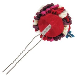 画像8: つまみ細工梵天菊かんざし