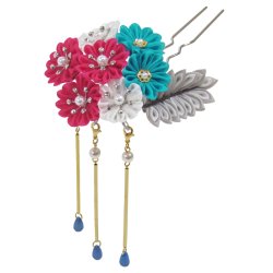 画像2: つまみ細工かんざし