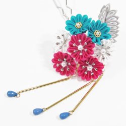 画像3: つまみ細工かんざし