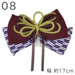 画像9: 和装リボン髪飾り 大人用