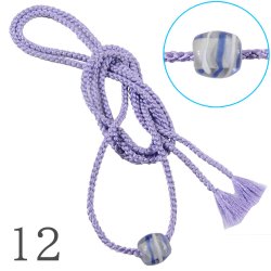 画像15: トンボ玉付き帯飾り紐