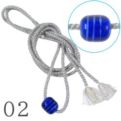 画像5: トンボ玉付き帯飾り紐