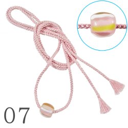 画像10: トンボ玉付き帯飾り紐