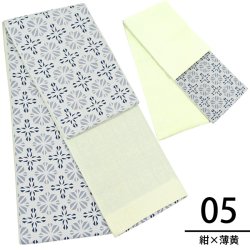 画像10: リバーシブル半幅帯 女性ゆかた帯 日本製