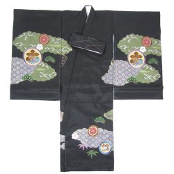 画像3: 男の子お宮参り着物（兜 黒）