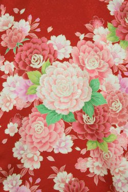 画像2: 女の子お宮参り着物　赤