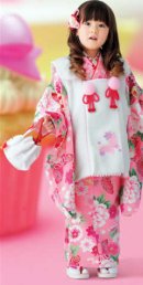 画像: 七五三 女の子(3才用) きものセット