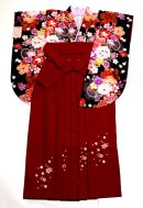 画像: 二尺袖着物 袴4品セット 新商品
