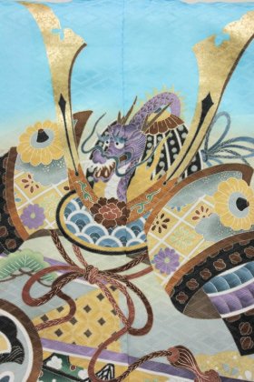 画像: 七五三5歳着物袴15点セット 水色