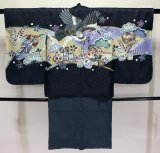 画像: 七五三5歳着物袴15点セット 紺