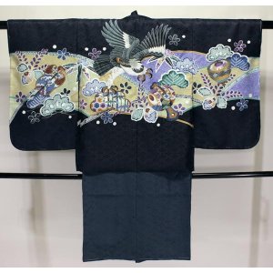 画像: 七五三5歳着物袴15点セット 紺