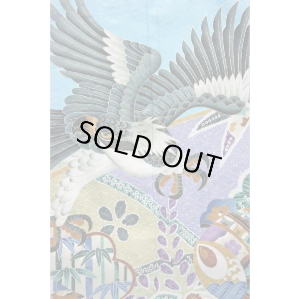 画像2: 七五三5歳着物袴15点セット 水色 (2)