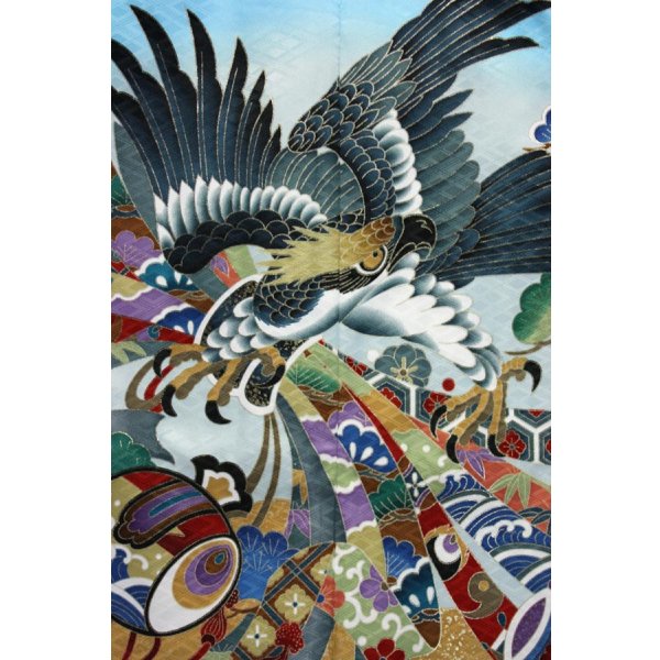 画像2: 七五三5歳着物袴15点セット 水色 (2)