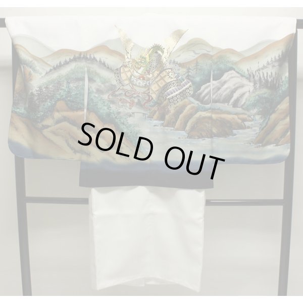 画像1: 七五三5歳着物袴11点セット (1)