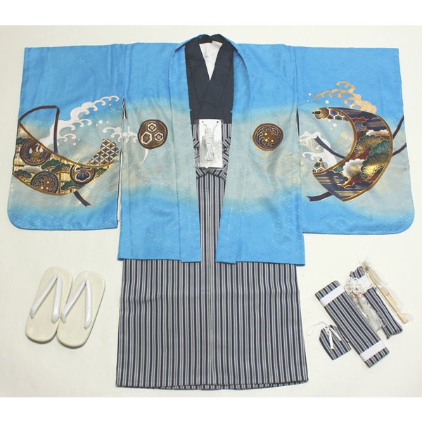 画像3: 七五三5歳着物袴11点セット (3)