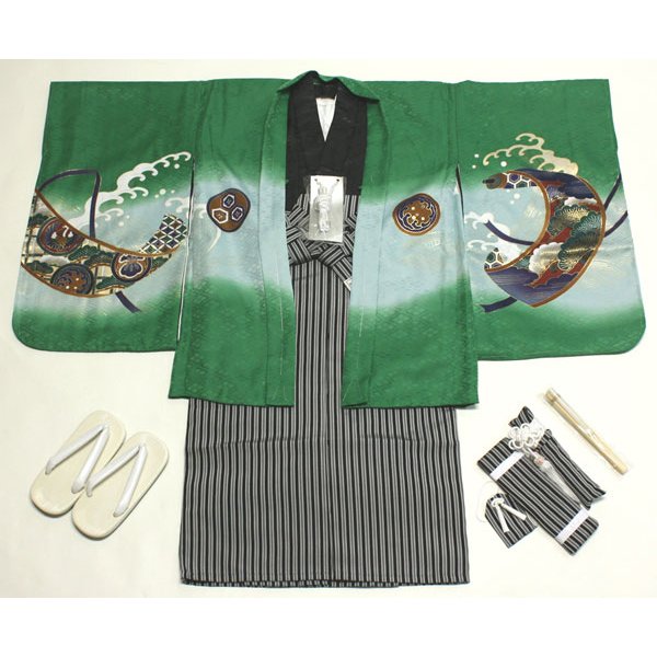 画像3: 七五三5歳着物袴11点セット (3)