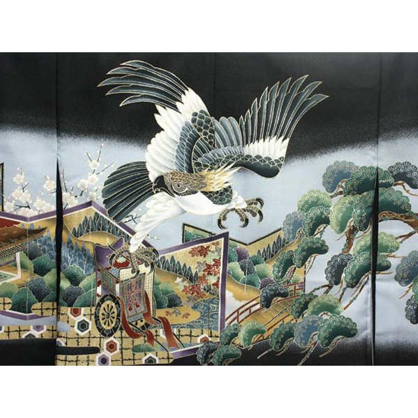 画像2: 七五三5歳着物袴11点セット (2)