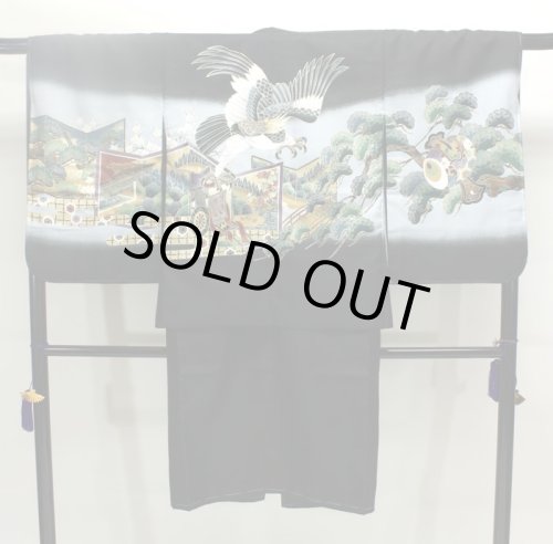 画像1: 七五三5歳着物袴11点セット (1)