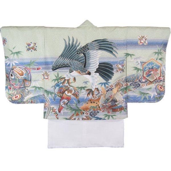 画像1: 七五三3歳着物袴11点セット (1)