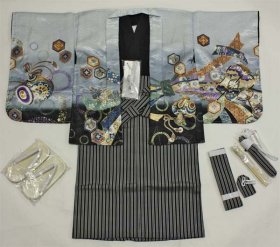 画像: 七五三3歳着物袴11点セット