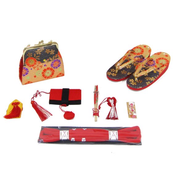 画像2: 七五三高級箱セコ７点セット７歳用 (2)