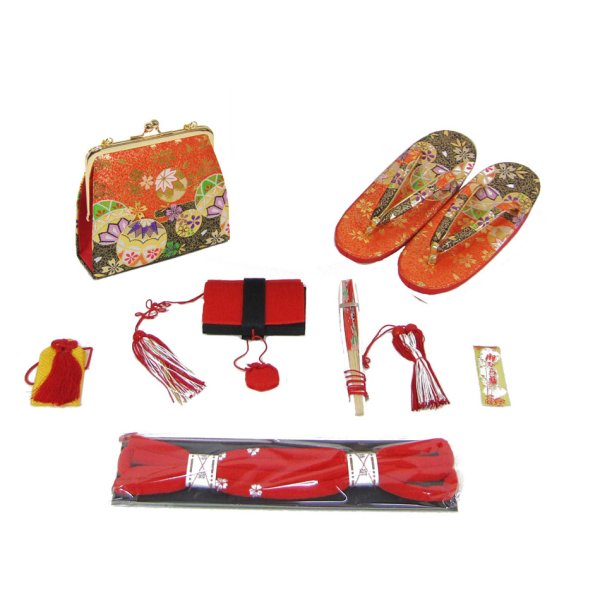 画像2: 七五三高級箱セコ７点セット７歳用 (2)