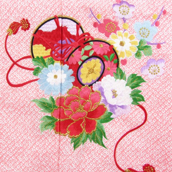 画像2: 七五三女の子7歳着物20点セット合繊 (2)