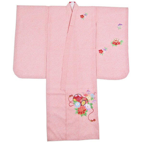 画像4: 七五三女の子7歳着物20点セット合繊 (4)