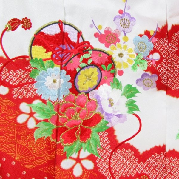 画像2: 七五三女の子7歳着物20点セット合繊 (2)