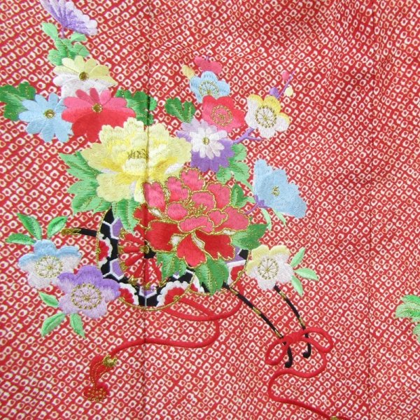 画像2: 七五三女の子7歳着物20点セット合繊 (2)