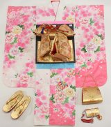 画像: 七五三女の子7歳着物20点セット正絹