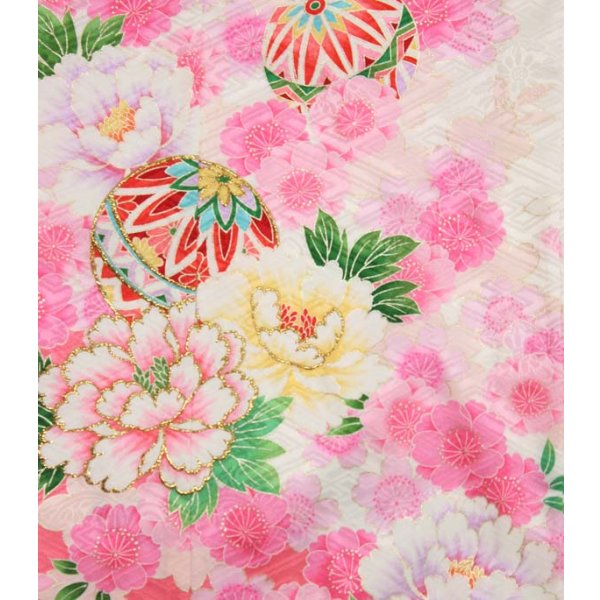 画像2: 七五三女の子7歳着物20点セット正絹 (2)