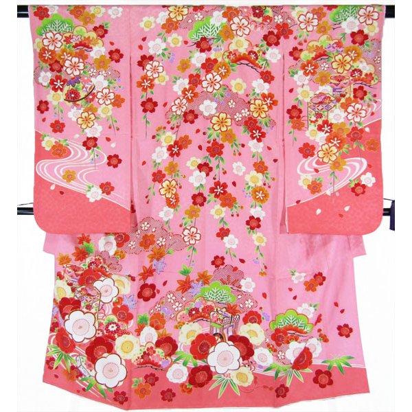 画像3: 七五三女の子7歳着物20点セット正絹 (3)