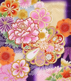 画像: 七五三女の子7歳着物19点セット正絹