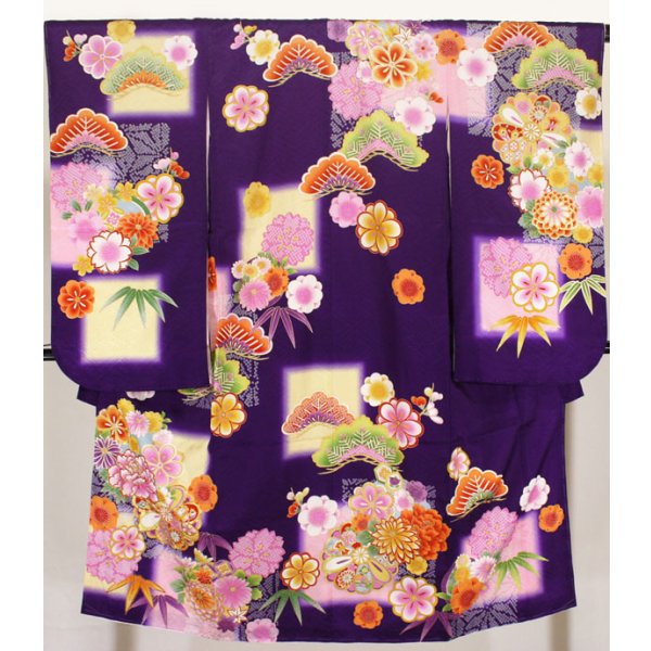 画像3: 七五三女の子7歳着物19点セット正絹 (3)