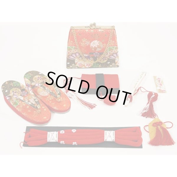 画像2: 七五三高級箱セコ７点セット3歳用(草履18cm) (2)