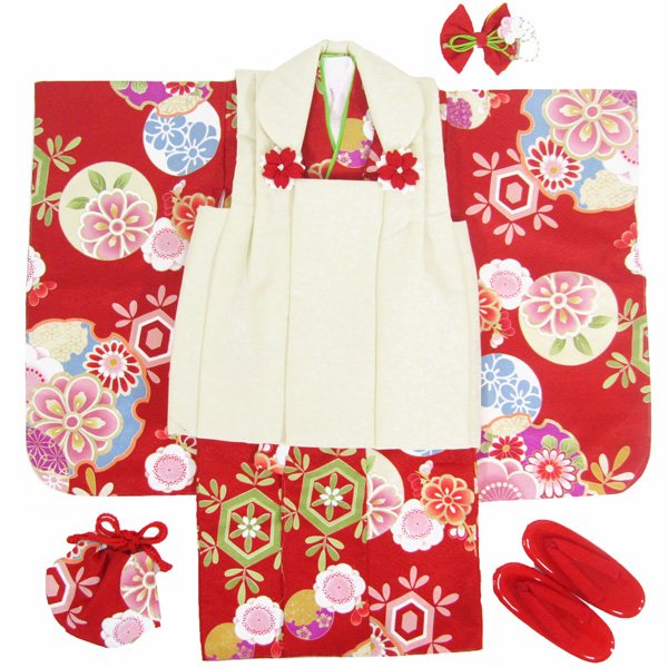 画像4: 七五三着物3歳8点セット (4)