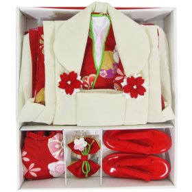 画像: 七五三着物3歳8点セット