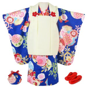 画像: 七五三着物3歳8点セット