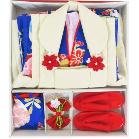 画像: 七五三着物3歳8点セット
