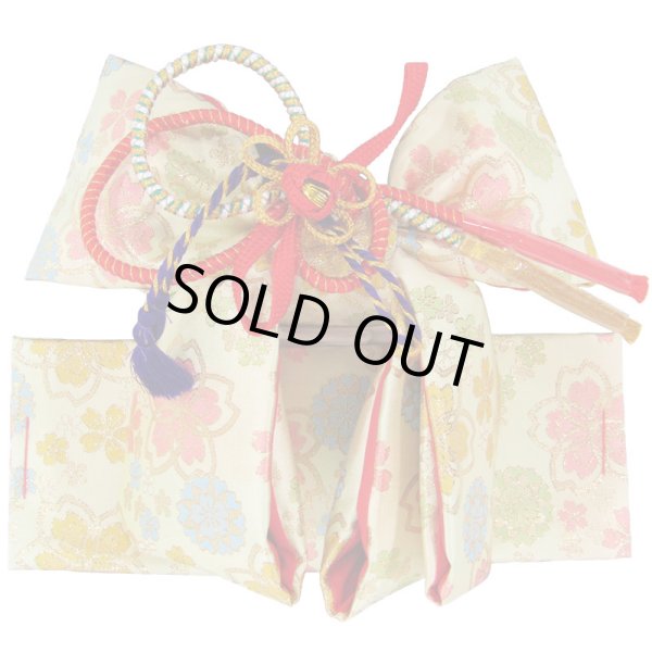 画像1: 七五三　結び帯(作り帯)　3歳用(小寸) (1)