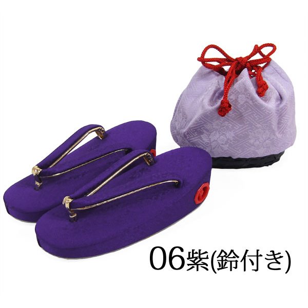 画像7: 七五三 正絹草履(18cm)・巾着セット (7)