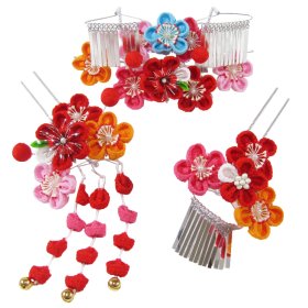 画像: 女の子七五三髪飾り