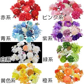 画像: おまかせ女の子造花髪飾り