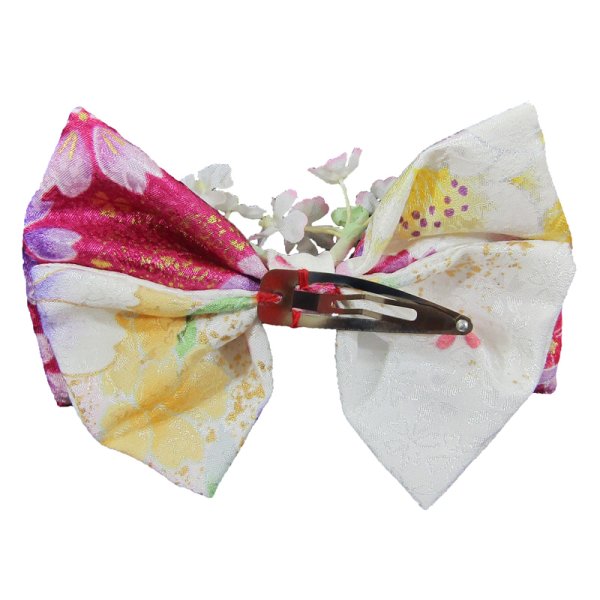 画像2: 七五三和柄リボン髪飾り (2)