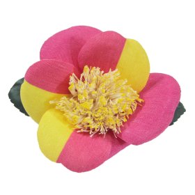 画像: 女の子ツバキ髪飾り