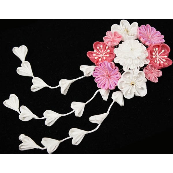 画像1: 女の子七五三髪飾り (1)