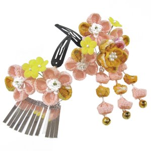 画像: 女の子七五三髪飾りセット