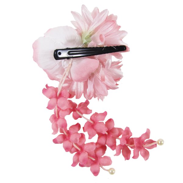 画像3: 造花ラナンキュラス髪飾り (3)